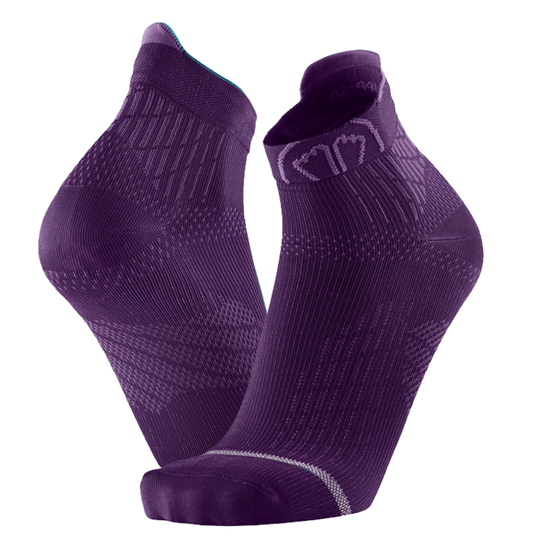 Women's Running Socks - Run Anatomic Ankle Purple - 2 Pairs