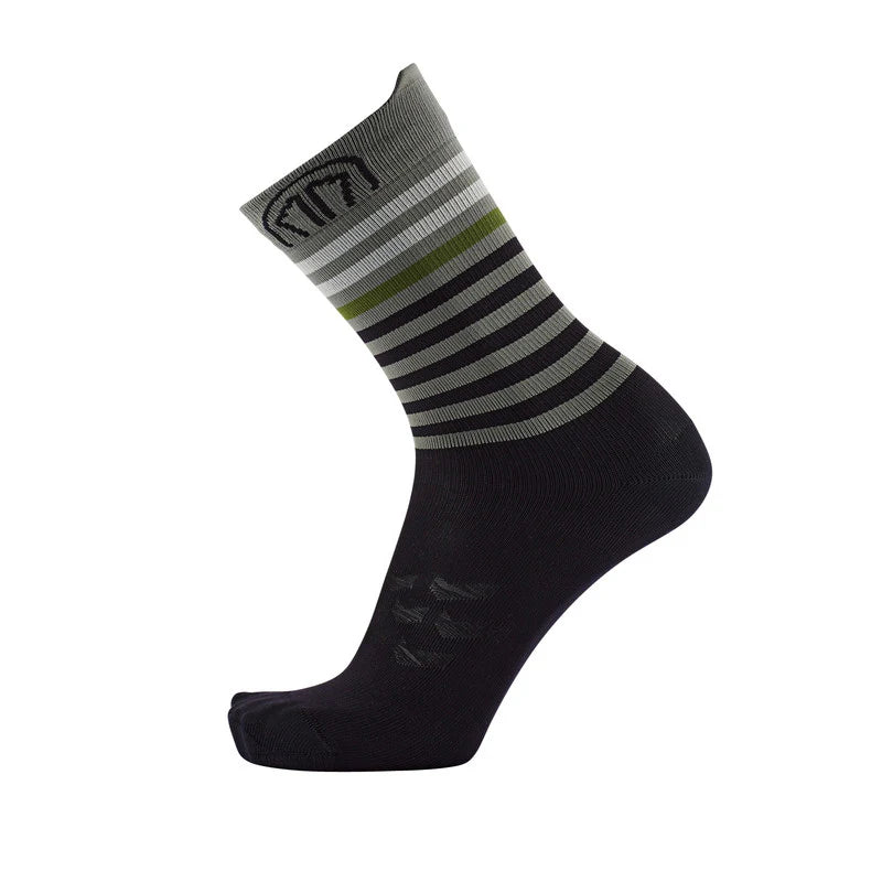 Running socks - Run Anatomic Light Crew black/dark grey