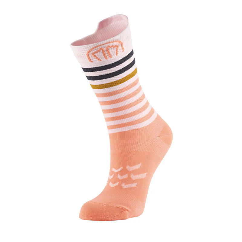 Running socks - Run Anatomic Light Crew pink/white