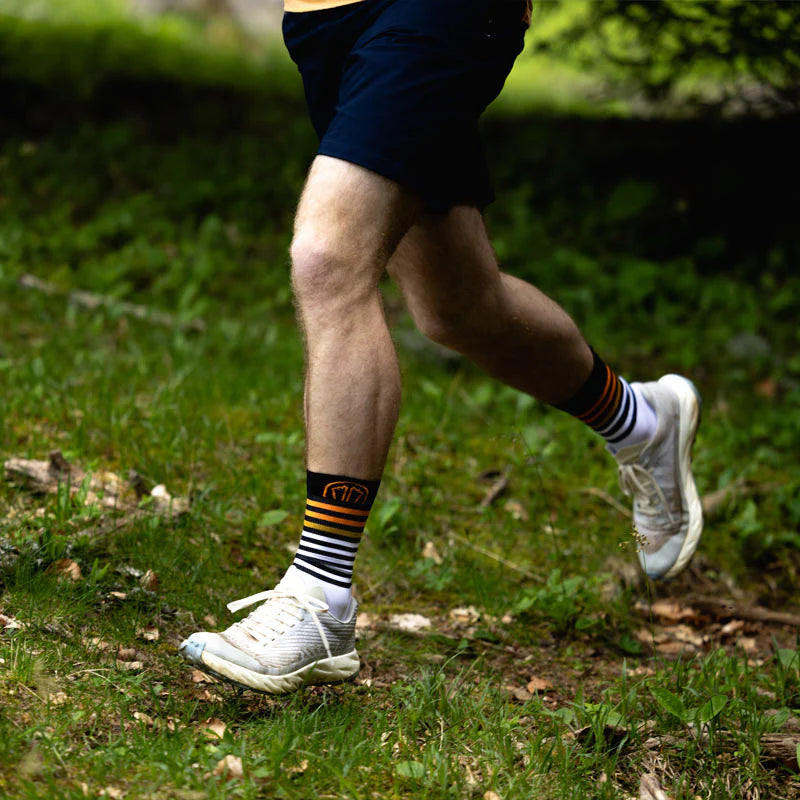 Running socks - Run Anatomic Light Crew white/black