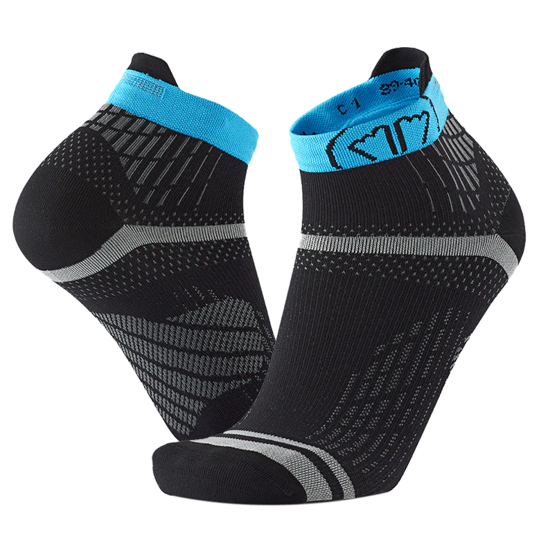 Running socks - Run Feel black/turquoise