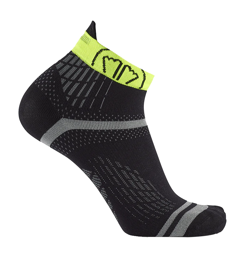 Running socks - Run Feel black/yellow