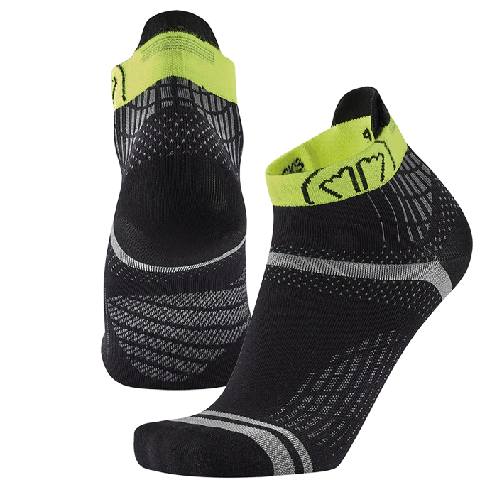 Running socks - Run Feel black/yellow