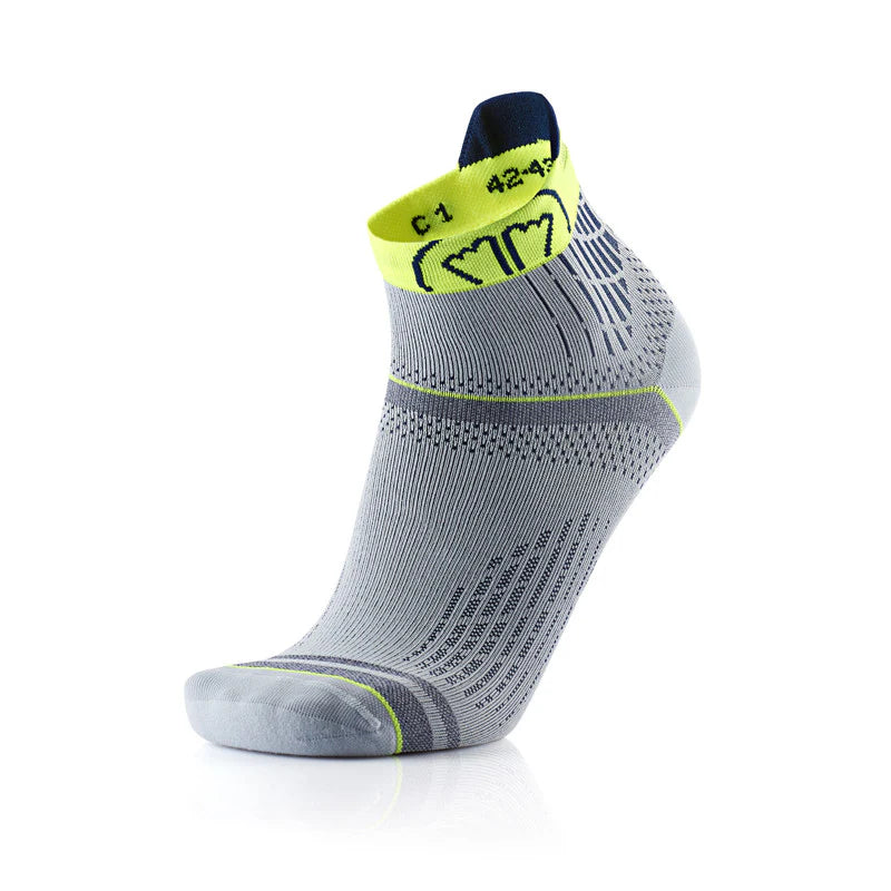 Running socks - Run Feel grey/yellow