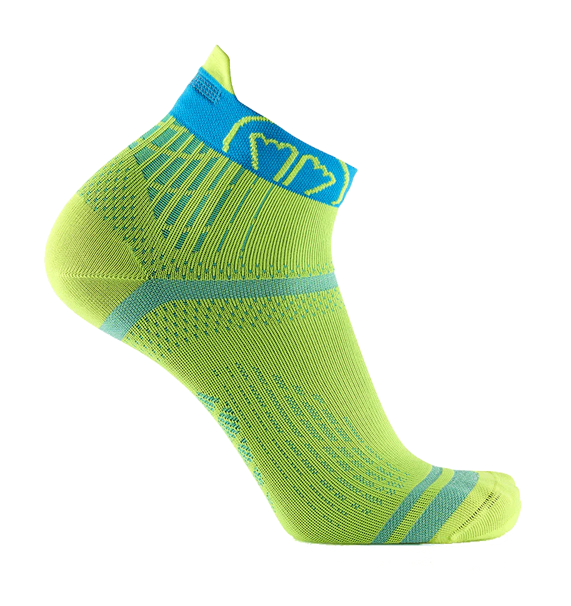 Running socks - Run Feel yellow/turquoise