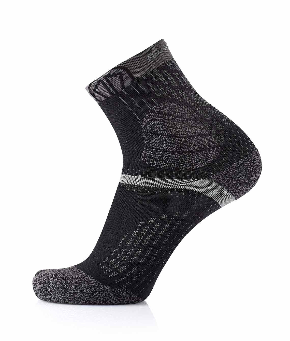 Trail running socks - Trail Protect black/grey
