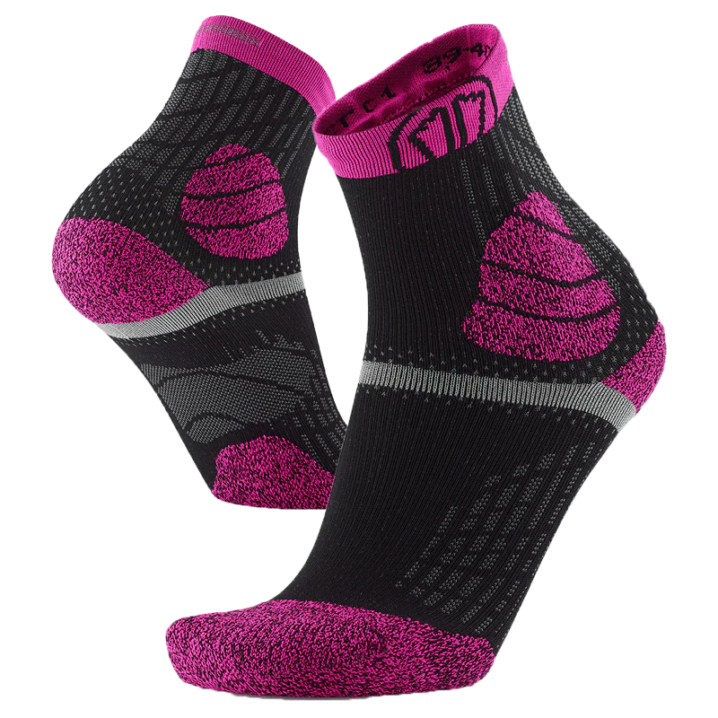 Trail running socks - Trail Protect pink/black