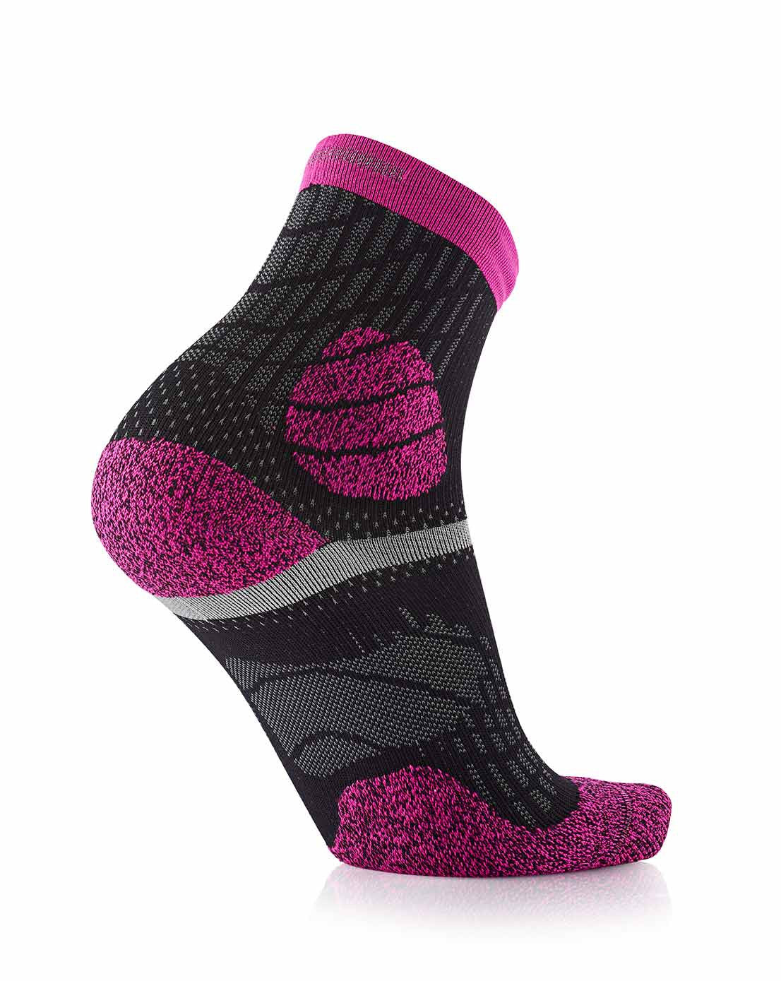 Trail running socks - Trail Protect pink/black