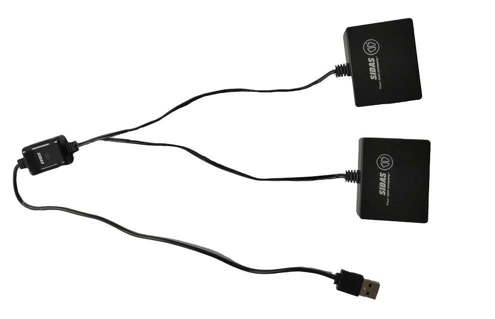 USB charging cable for heated socks batteries