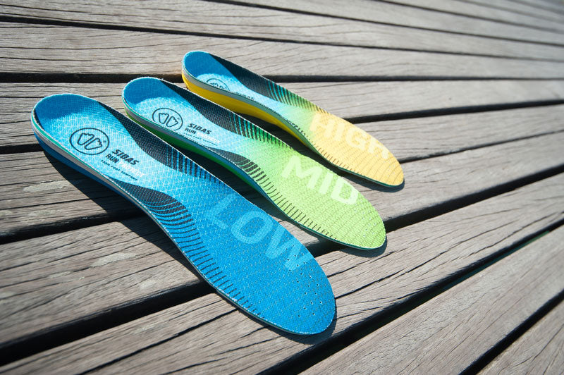 Trail running insoles