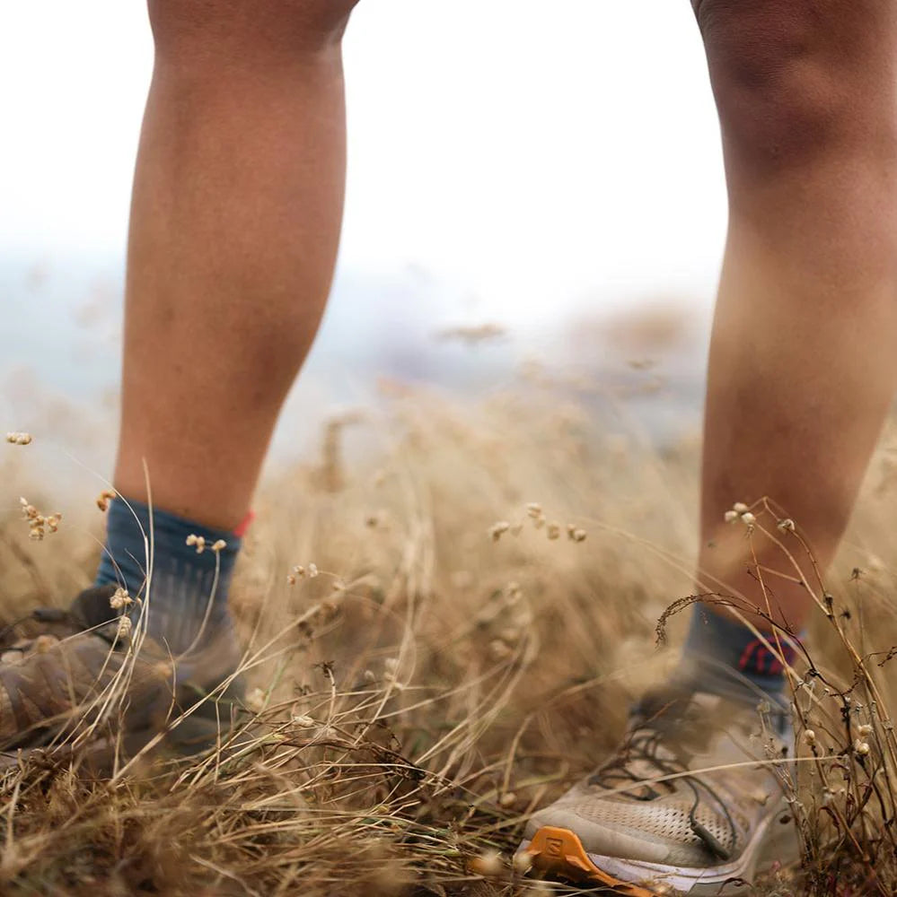 Running socks - Run Anatomic Comfort Ankle women blue/pink