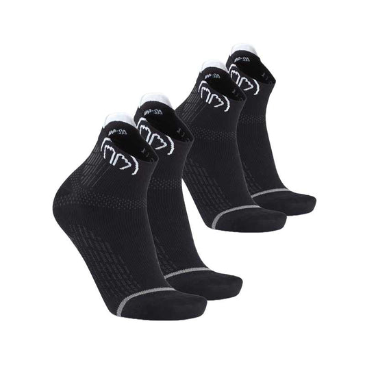 Running socks - Run Anatomic Ankle Black - 2 Pairs
