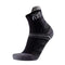 Running socks - Run Anatomic Comfort Ankle unisex black/grey