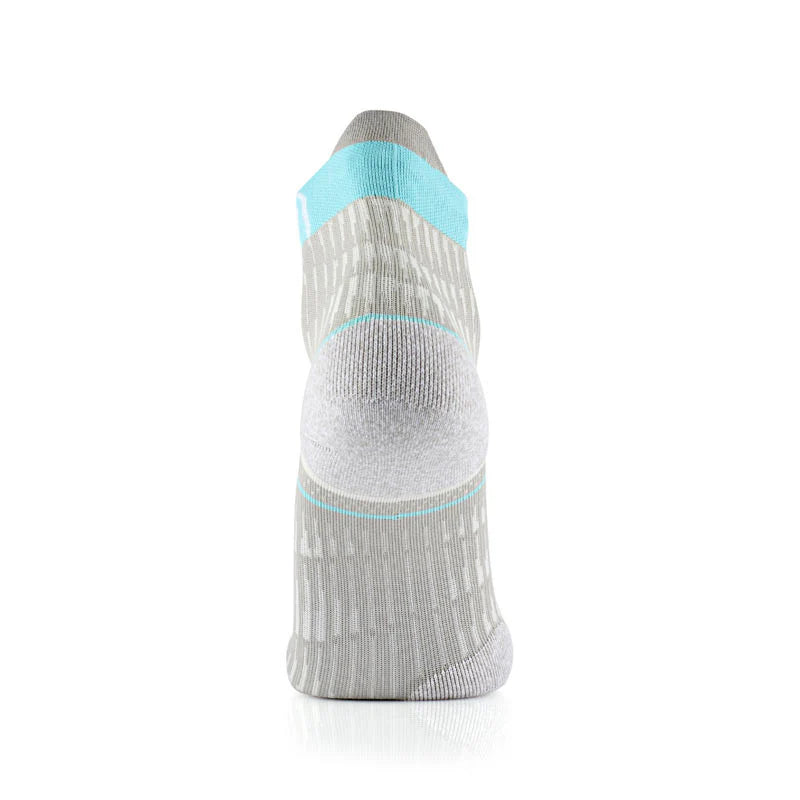 Running socks - Run Anatomic Comfort Ankle women grey/turquoise