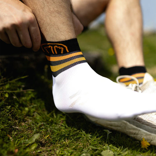 Running socks - Run Anatomic Light Ankle white/black