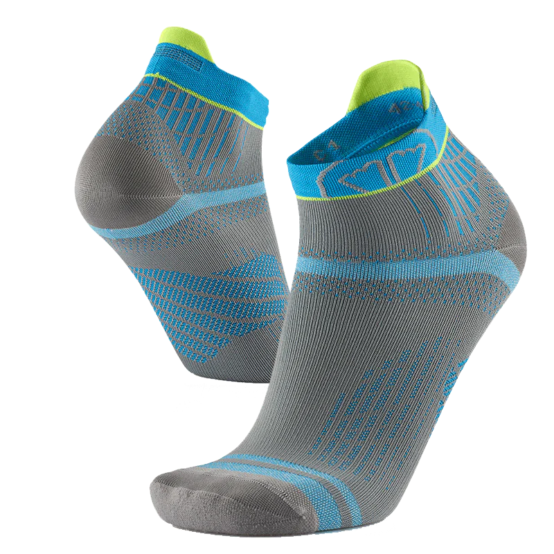 Running socks - Run Feel grey/turquoise