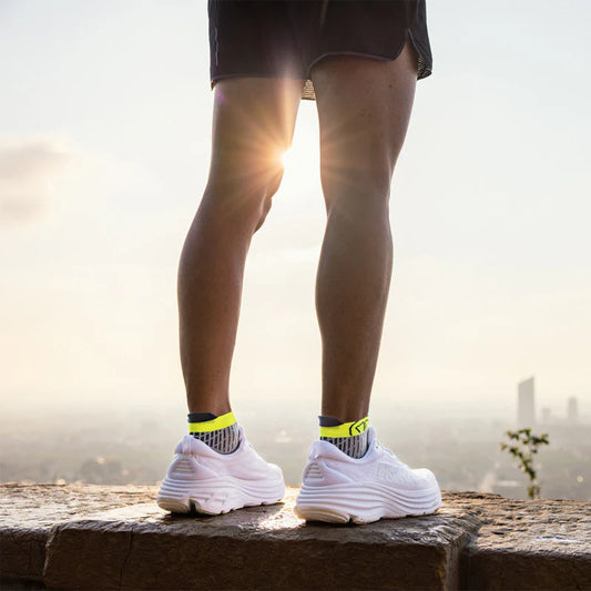 Running socks - Run Feel grey/yellow