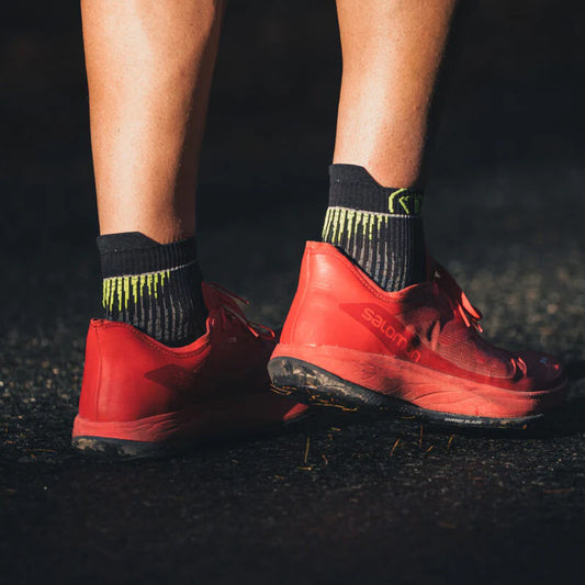 Running socks - Run Ultra black/yellow